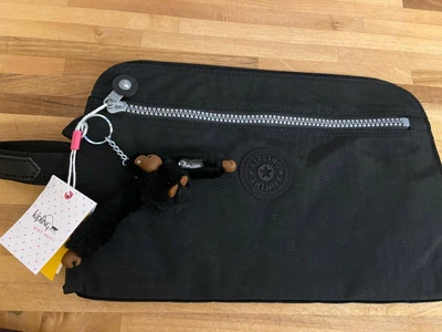 £40 • Buy Kipling Large Toiletry Makeup Zip Pockets Grab Bag Black NEW & TAGS