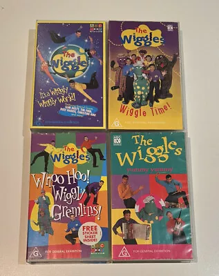 4 X The Wiggles VHS OG Wiggles Rare 90s 2000s ABC Kids • $30