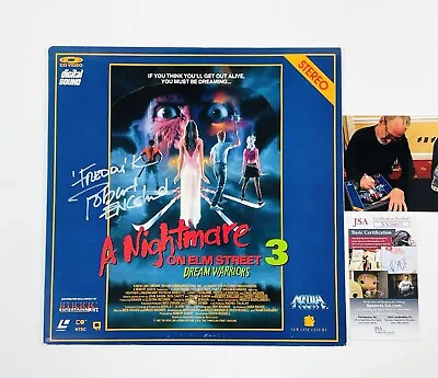 Nightmare On Elm Street 3 Dream Warriors Signed Laserdisc Freddy Krueger JSA COA • $349.99