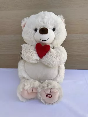 Hallmark I Love You Bear 15” Plush Responds To Voice Stuffed Animal NEW Works • $22.49