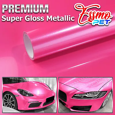 ESSMO PET Super Gloss Metallic Car Vehicle Vinyl Wrap Decal Sticker Like Paint • $420