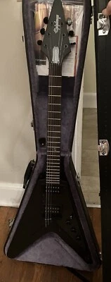 $332 • Buy Epiphone Goth Flying V Electric Guitar -  MIK