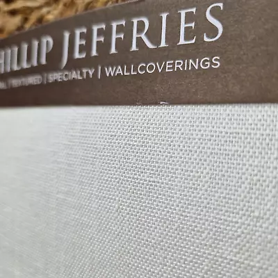 Phillip Jeffries Wallpaper. 3170 Chateau Linen White Hall Of Mirrors. See Detail • £150