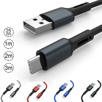 $3.57 • Buy USB C Fast Charge Charger Cable For Samsung S8 S9 S10 S20 Plus Type C Data Lead