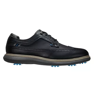 FootJoy Traditions Golf Shoes - Black/Blue/Grey 57913 • $99.99