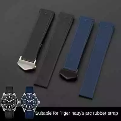 Silicone Watch Strap Band Mens Quality Rubber Waterproof Sports For TAG Heuer 22 • £23.88