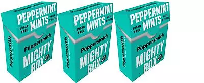 Peppersmith English Peppermint Xylitol Mints 60g Mighty Box (Pack Of 3) • £13.99