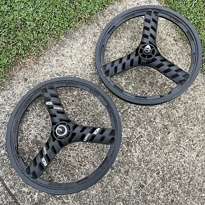 BMX Wheels ACS Stealth Freestyle USA 3 Spoke 16” Inch Rare Size Hard To Find • $147