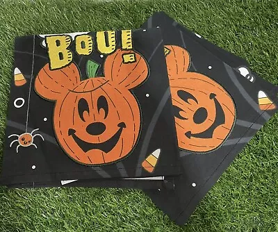 Disney Parks Mickey  Mouse Ghost And Pumpkin Halloween Kitchen Towel • $18