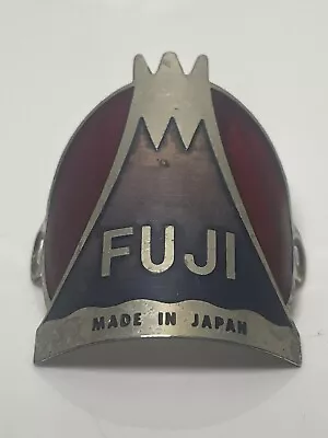 Vintage Fuji Headbadge   Made In Japan Road MTB Mt Fuji Head Badge A3 • $29.99