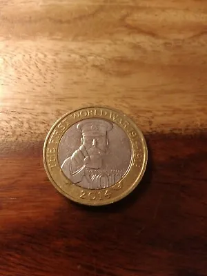 2014 £2 Pound Coin WW1 Lord Kitchener Centenary Ww1  Your Country Needs You • £3.50