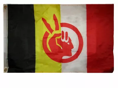 $9.88 • Buy 2x3 Ft American Indian Movement Flag Native American Rights Protest Banner AIM
