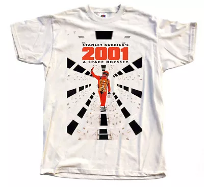 $18 • Buy New 2001 A Space Odyssey TEE Movie Poster T Shirt NATURAL V8 Sizes S To 5XL