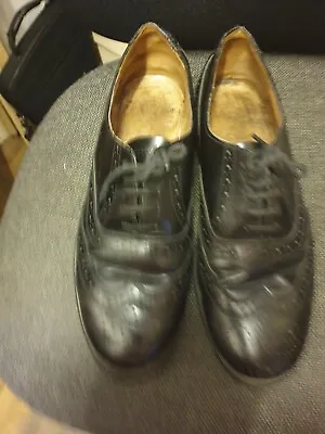 Mens Vintage Country Style Brogues Real Leather Size Uk 9 Tear On Heel  • £10