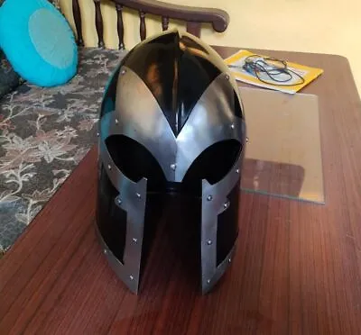 HQ - Surplice Helmet Medieval Armour X-men Magneto Steel KnightWearable Helmet. • £95.76