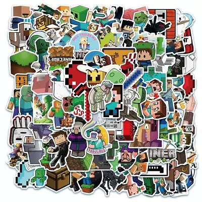 Minecraft Sticker Vinyl Decals Gaming Game Teacher Favors Reward Supply 100pc • $12.98