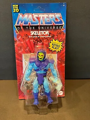 Masters Of The Universe Origins Skeletor 5.5  Action Figure MOTU 2020 Retro New • $18.30