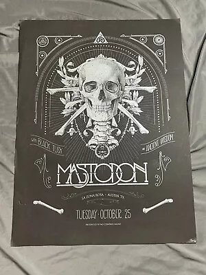 Mastodon Black Tusk La Zona Rosa Oct 25 Show Poster Print #12/100 Austin TX • $59.99