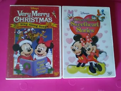 2 Disney Mickey's Mouse Dvd's • $12