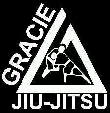 Gracie Jiu Jitsu BJJ MMA Fighter Martial Arts Die Cut Vinyl Car Decal Sticker • $6.99