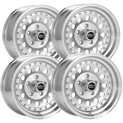 (4) American Racing AR62 Outlaw II 15x8 5x5.5  -19 Machined Wheels Rims 15  Inch • $587.96