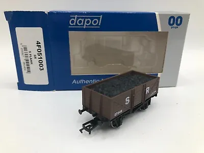 £14.99 • Buy Dapol OO Gauge Wagon SR Southern Railway 5 Plank With Coal Load 4F051003