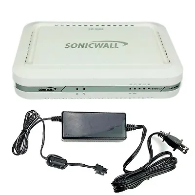 SonicWALL TZ 105 5-Port Firewall APL22-09B Network Security Appliance W/ Adapter • $29.29