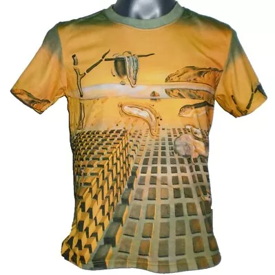 Dali Melting Clock Soft Watch Space Surrealism Fine Art Print Men T-shirt Top • $30.91