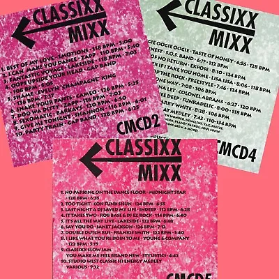 Classixx Mixx Cameron Paul DJ Remix Service CDs Issues # 24 & SEALED • $50