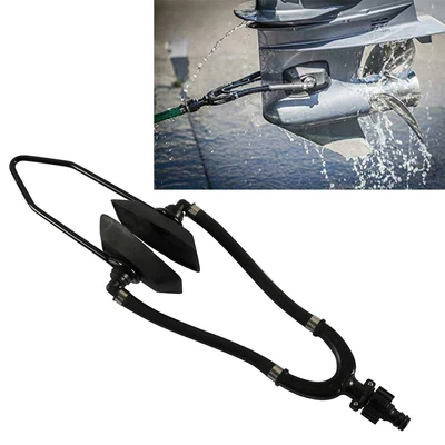 $59.04 • Buy Rectangular Double Tube Motor Flusher Dual Water Feed Flusher Outboard For Ships