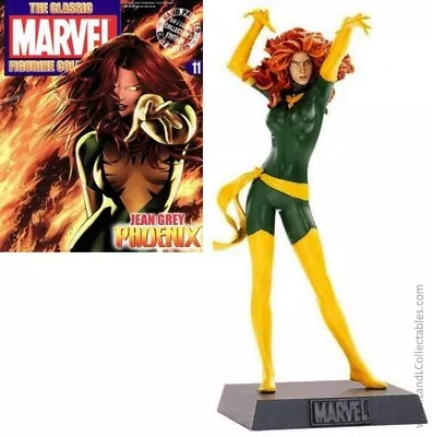 Classic Marvel Figurine Collection Eaglemoss 2006 #11 Phoenix Jean Grey Std +Mag • $28.69