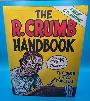 The R. CRUMB HANDBOOK- Robert Crumb & Peter Poplaski Hard Copy With Book Mark.  • $18