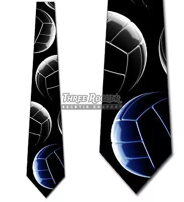 Volleyball Stacked Blue Tie Men's Sports Team Neck Ties Brand New • $18.75