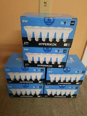 Hyperikon PAR20-8D27 LED Bulb Dimmable 8W Flood Light E26 2700K  Box Of 6 • $14.99
