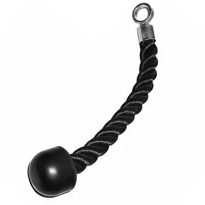 Single Tricep Rope Push Pull Down Press Multi Gym Bodybuilding Cable Attachment • £8.99