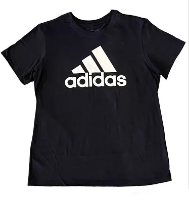 $30 Adidas Essentials Logo Short Sleeve Gym Graphic T Shirt S 131267510 GL0722 • $15.25