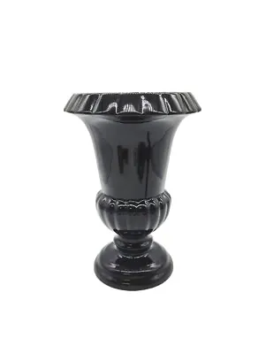 Vtg Haeger Black Urn Planter Vase 12 Inches  • $25
