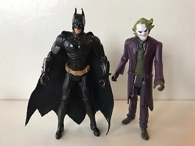 5”’DC Comics Figures - Batman & The Joker - Dark Knight - Mattel (A1815) • £9.99