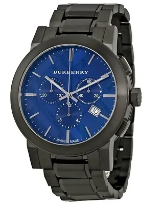 $219 • Buy Burberry BU9365 The City Chronograph Men's Twatch Lux Series Swiss Quartz