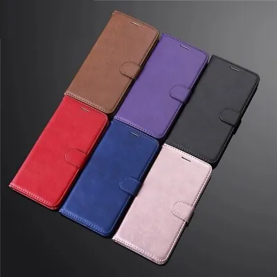 PU Leather Wallet Card Flip Case For Samsung Note 20 UltraNote 10A81S9S8Plus • £5.99