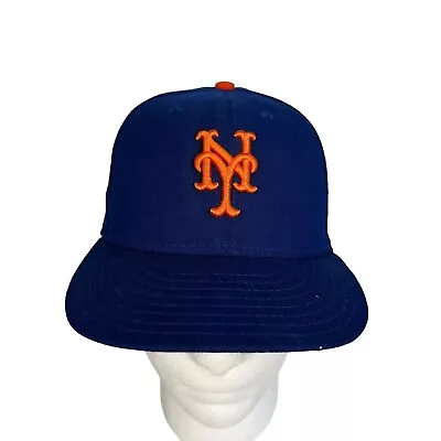 90’s Vintage New Era MLB New York Mets Wool Fitted Baseball Cap Hat • $32.99