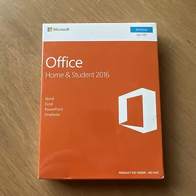 Microsoft Office Home And Student English 2016 • £29.99