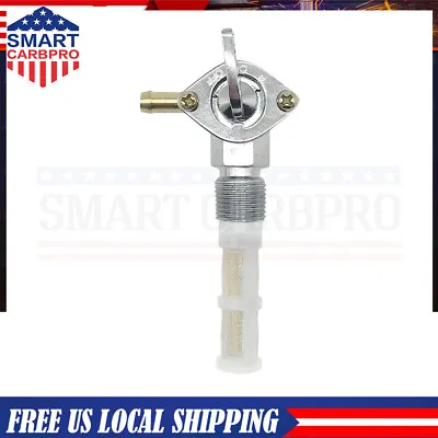 Fuel Valve For Chrome Petcock Sportster Viton 3/8  Npt Gas For Harley Motorcycle • $17