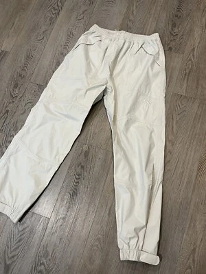 $21 • Buy Gill Waterproof Nylon Durable Fishing Pants SZ S Off White Sailing Trousers