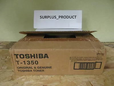 Lot Of 4 Genuine Toshiba T-1350 Copy Machine Toner 1340 1350 1360 1370 Open Box • $124.99