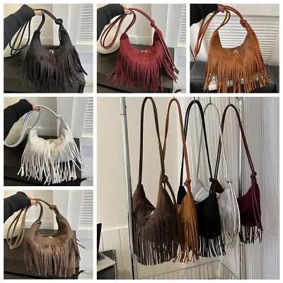 Travel Tassel Crossbody Bag Large Capacity Handbags Messenger Bag  Women Girls • £12.70