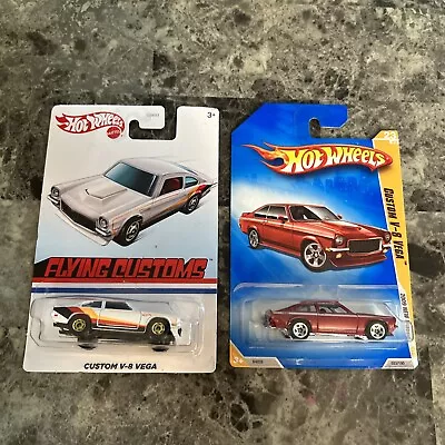 (b2) 2020 Hot Wheels Flying Customs Custom V-8 Vega ( 2 Car Lot ) • $10.40