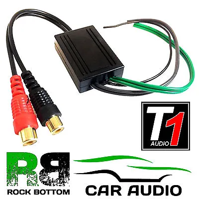 £7.99 • Buy T1 Audio T1-601 High To Low Level Rear Car Speaker To RCA Amp Line Out Converter