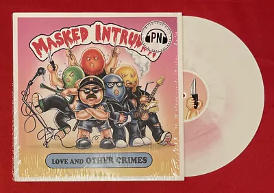 Masked Intruder - Love And Other Crimes White W/ Pink Haze Color Vinyl LP • $69.99