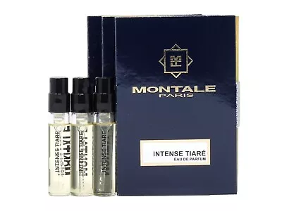 MONTALE PARIS INTENSE TIARE EDP 2.0ml .06oz X 3 COLOGNE PERFUME SPRAY SAMPLES • $14